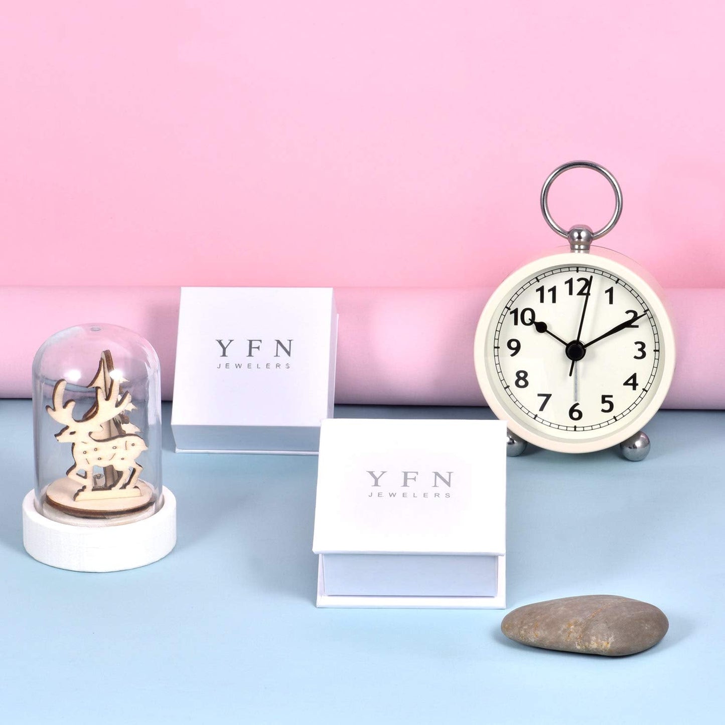 YFN Mountain Bear Necklace for Women Sterling Silver Nature Necklace Jewelry Gift for Skiers, Hikers, Campers, Climbers and Nature Lovers
