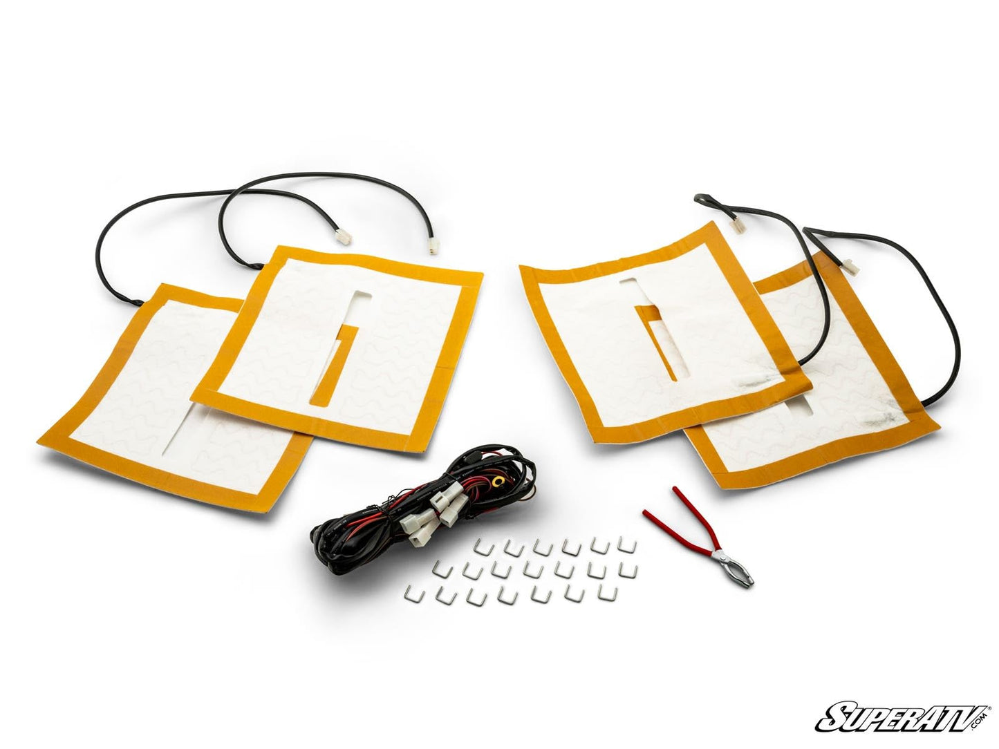 SuperATV Universal UTV Heated Seat Kit with Dual-Zone Control - Ride Comfortably in Cold Weather | Includes 2 Seat Kits