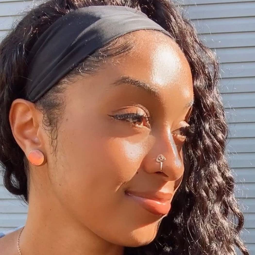 VitaCool Fake Nose Ring Hoop Magnetic Fake Septum Nose Ring Stud Faux Non Piercing Nose Cuffs for Non Pierced Jewelry for Women Men