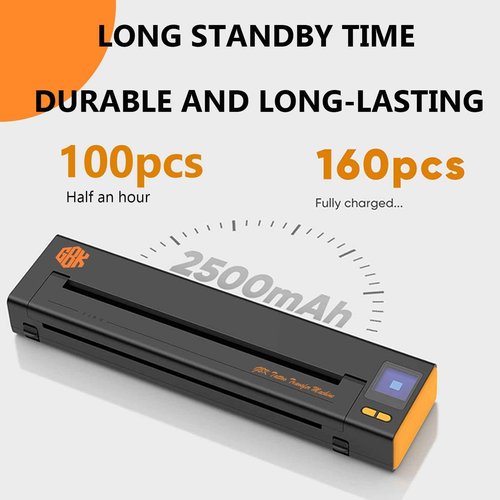 Tattoo Stencil Printer,Wireless Thermal Tattoo Printer Bluetooth Tattoo Transfer Printer with 10 Transfer Papers,Compatible with Smartphone/ipad&PC,Tattoo Supplies for Tattoo Artists&Beginners