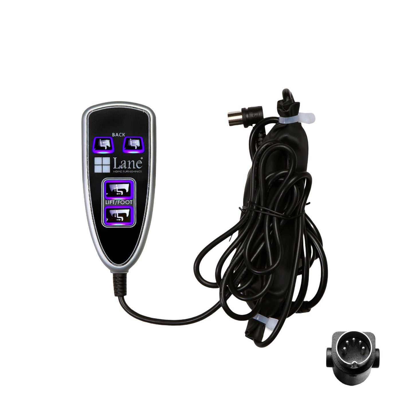 Uetmulik Power Recliner Lift Chair Raffel Systems 4 Button 5 Pin HC R2B 07 Remote Hand Control with Backlight Replacement