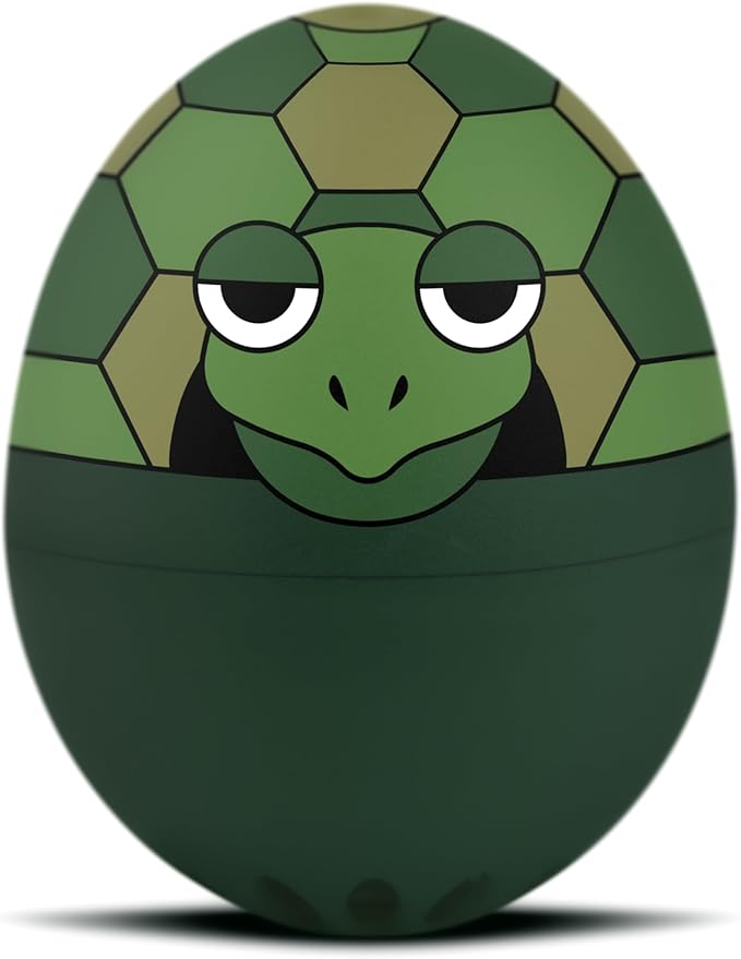 Turtle BeepEgg β Egg Timer for Boiling Eggs β Musical Egg Cooker for Soft, Medium, Hard Boiled Eggs β Food Safe β Singing Floating Egg Timer β Egg Cooker for 3 Levels of Doneness - Brainstream