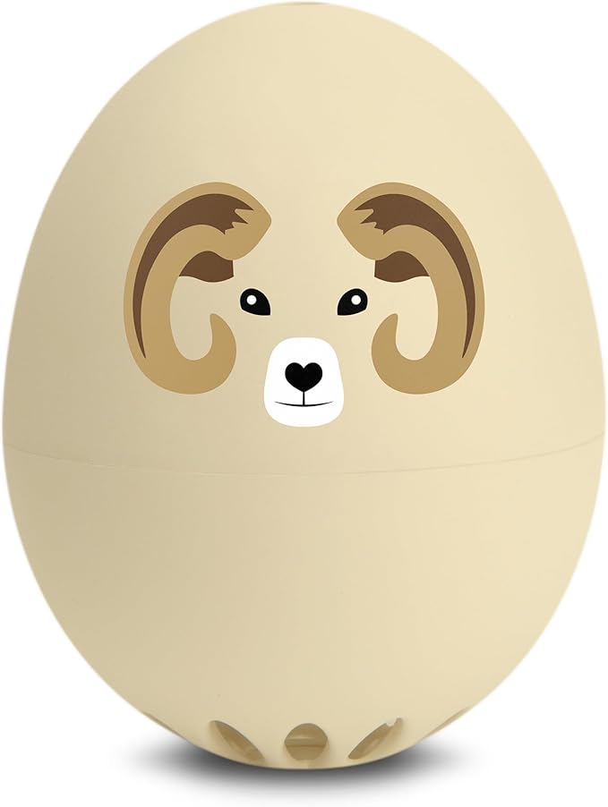 Bighorn Sheep BeepEgg β Egg Timer for Boiling Eggs β Musical Egg Cooker for Soft, Medium, Hard Boiled Eggs β Food Safe β Singing Floating Egg Timer β Egg Cooker for 3 Levels of Doneness - Brainstream