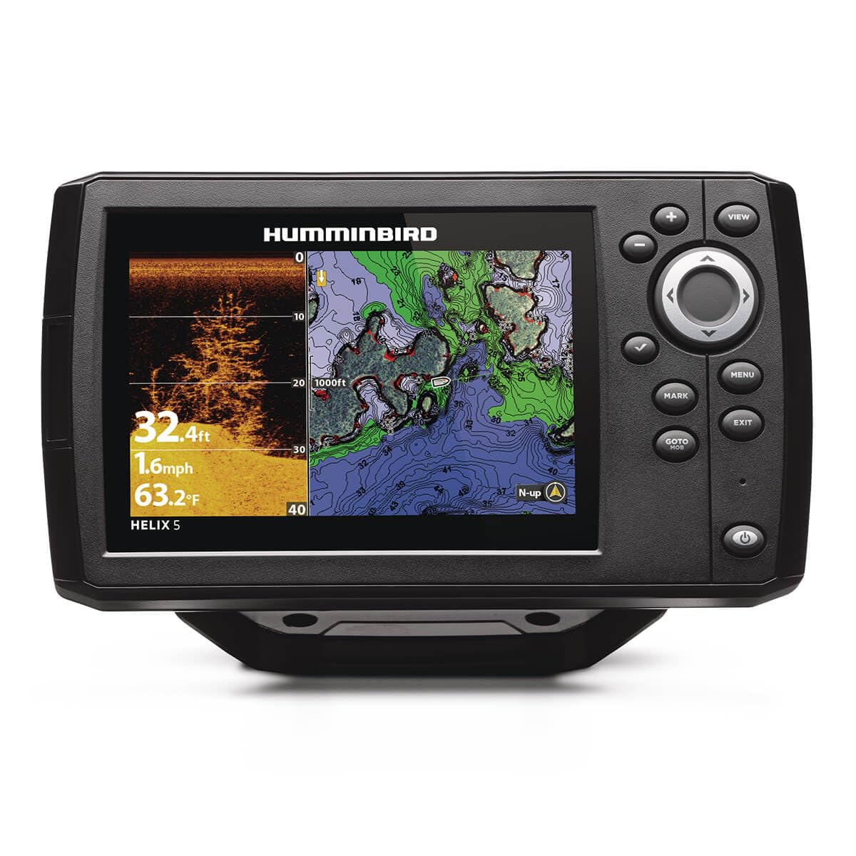Humminbird Helix 5 G3 GPS Fish Finder with Transducer, Dual Spectrum Chirp Sonar & Down Imaging