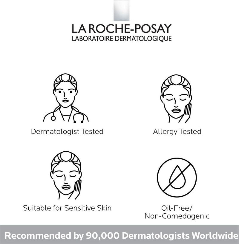 La Roche-Posay Pure Retinol Face Serum with Niacinamide (Vitamin B3) & Hyaluronic Acid | Gentle Anti-Aging Retinol Serum for Fine Lines & Wrinkles | Dermatologist Tested for Sensitive Skin, 1.0 fl oz