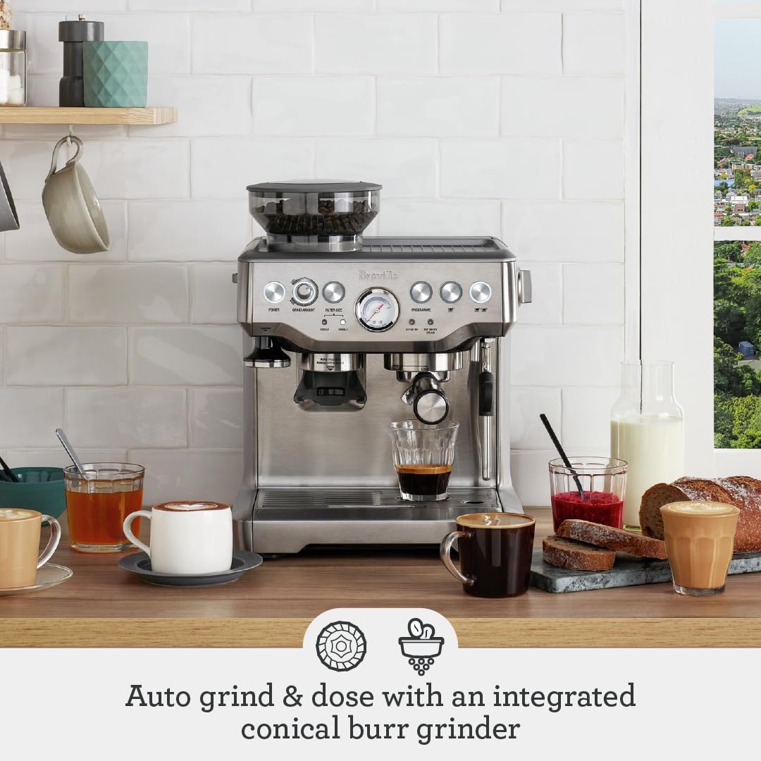 Breville RM-BES870XL Barista Express Espresso Machine, Stainless Steel (Certified Remanufactured)