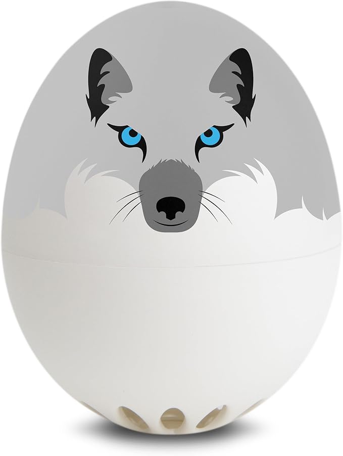 Wolf BeepEgg β Egg Timer for Boiling Eggs β Musical Egg Cooker for Soft, Medium, Hard Boiled Eggs β Food Safe β Singing Floating Egg Timer β Egg Cooker for 3 Levels of Doneness - Brainstream