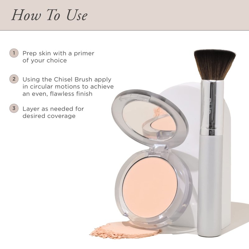 PUR Beauty 4-in-1 Pressed Mineral Makeup Powder Foundation with SPF 15 - Concealer & Finishing Compact Pressed Powder for Face - Buildable Medium to Full Coverage Foundation Powder (Deep)