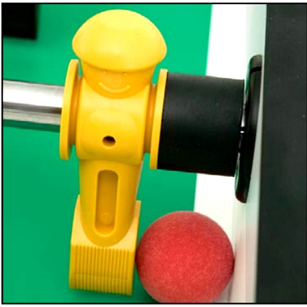 Tornado Tournament 3000 Foosball Table - Made in the USA - Commercial Quality for the Home - Incredible Table Soccer Game (3 Man Goalie, Red)