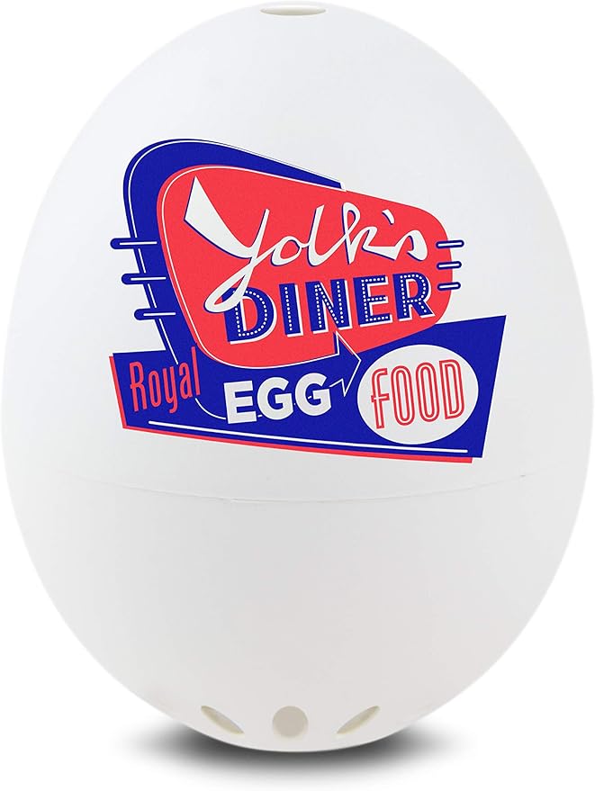 50s BeepEgg β Egg Timer for Boiling Eggs β Musical Egg Cooker for Soft, Medium, Hard Boiled Eggs β Food Safe β Singing Floating Egg Timer β Egg Cooker for 3 Levels of Doneness - Brainstream