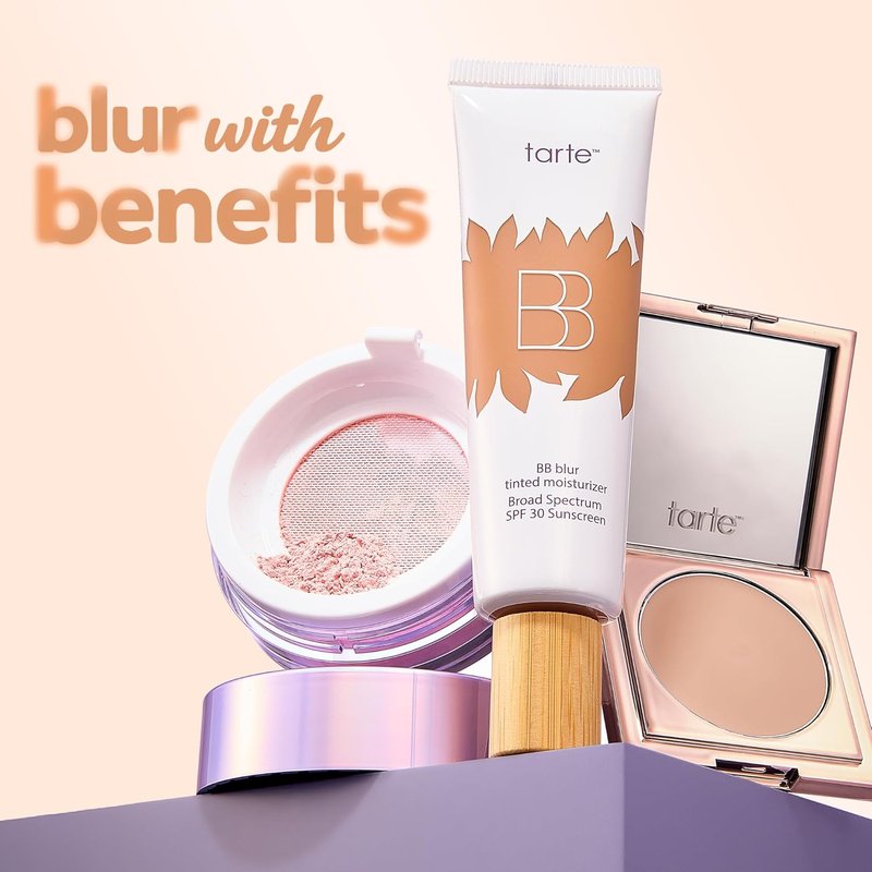 Tarte BB Blur Tinted Moisturizer - Broad Spectrum SPF 30 | Medium Buildable Coverage, Vegan & Lightweight Matte Finish