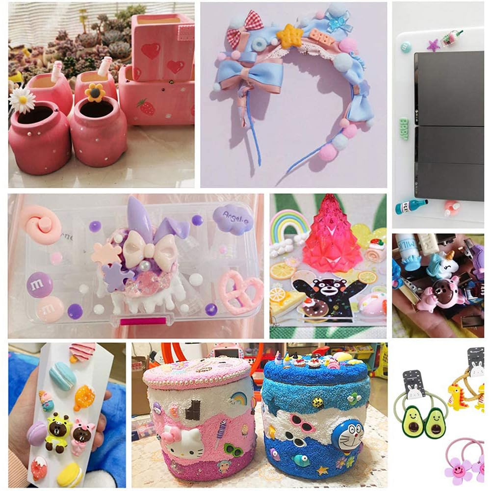 SUNNYCLUE 1 Box 80Pcs 9 Styles Animal Cabochons Colorful Sea Ocean Animals Charms Fish Tail Mermaid Dolphin Resin Cabochon Flatback for Scrapbooking Adult Women DIY Jewelry Crafts, Random Style