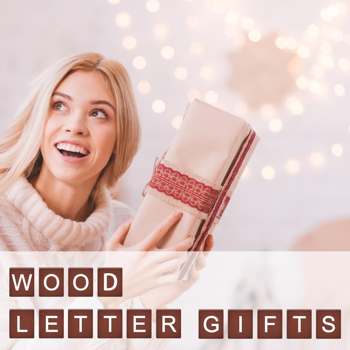 Fiwochic 300 Pcs Maroon Wood Letter Tiles DIY Wooden Tiles for Crafts A-Z Wood Letters Spelling Replacement Pieces for Crafts Spelling Board Games Wedding Frame and Wall Art