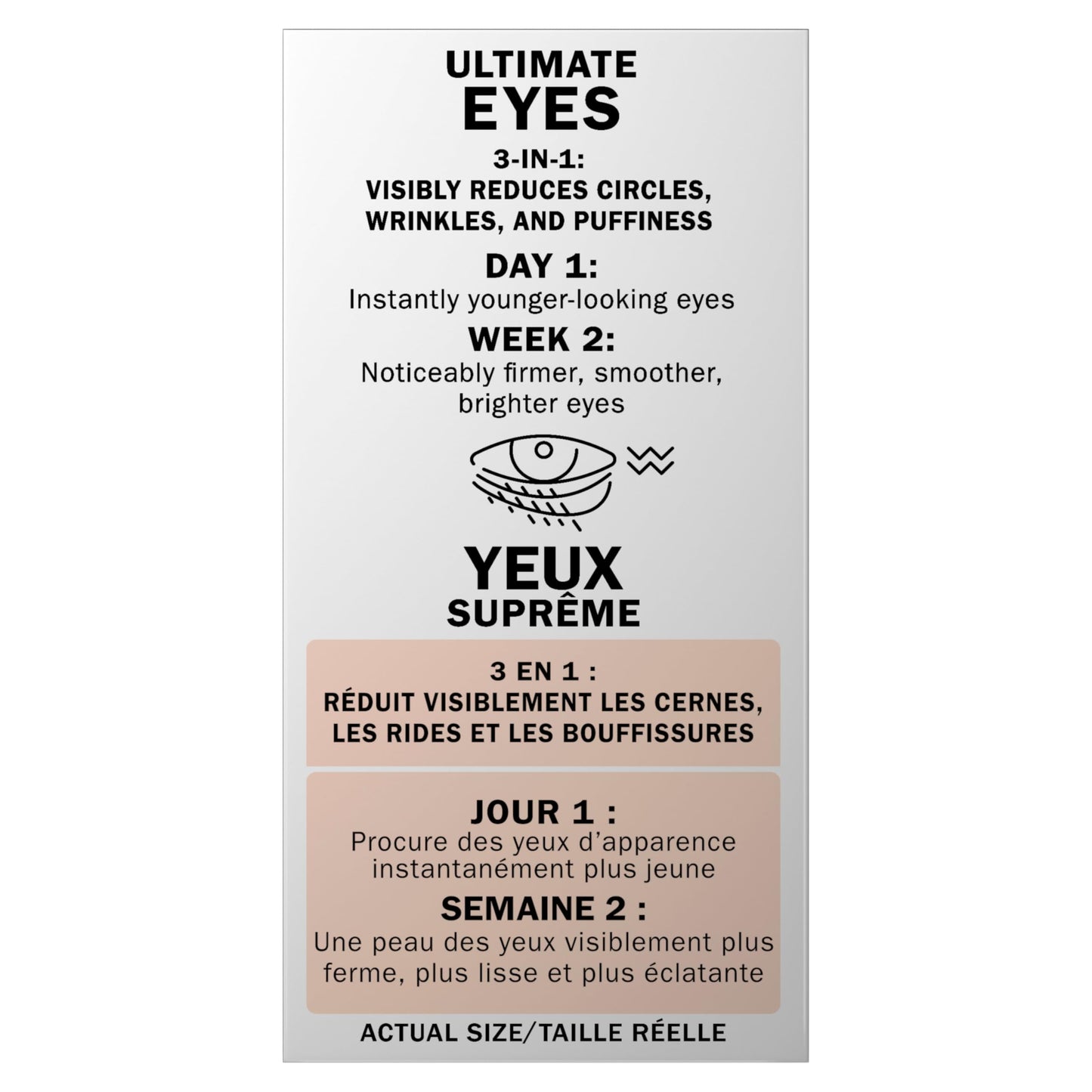 Olay Eyes Ultimate Eye Cream for Dark Circles,Wrinkles and Puffiness,13 ml (0.4 fl. oz.),(Pack of 2)