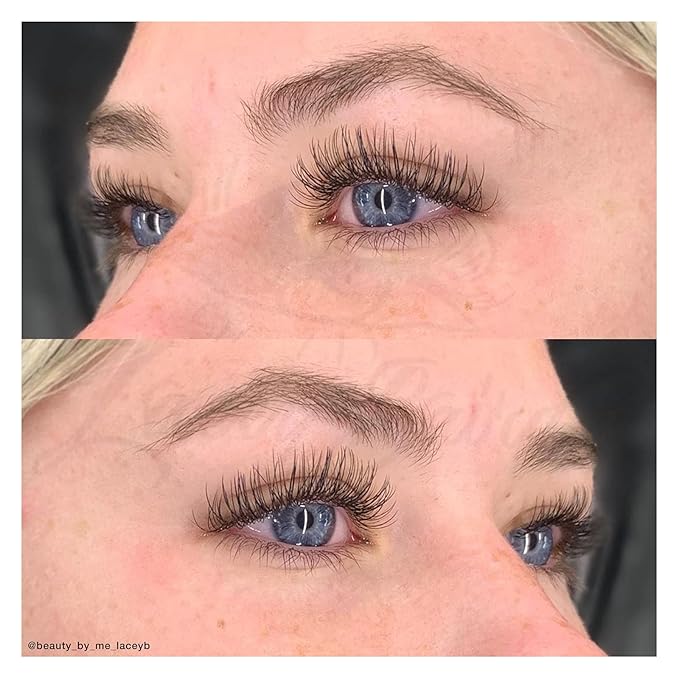 LASHVIEW Flat Eyelash Extension 0.15mm D Curl 11mm Ellipse Eyelash Extensions Eyelashes Lashes Extension Flat Lash Extension Salon Use Lashes Extensions Black False Lashes