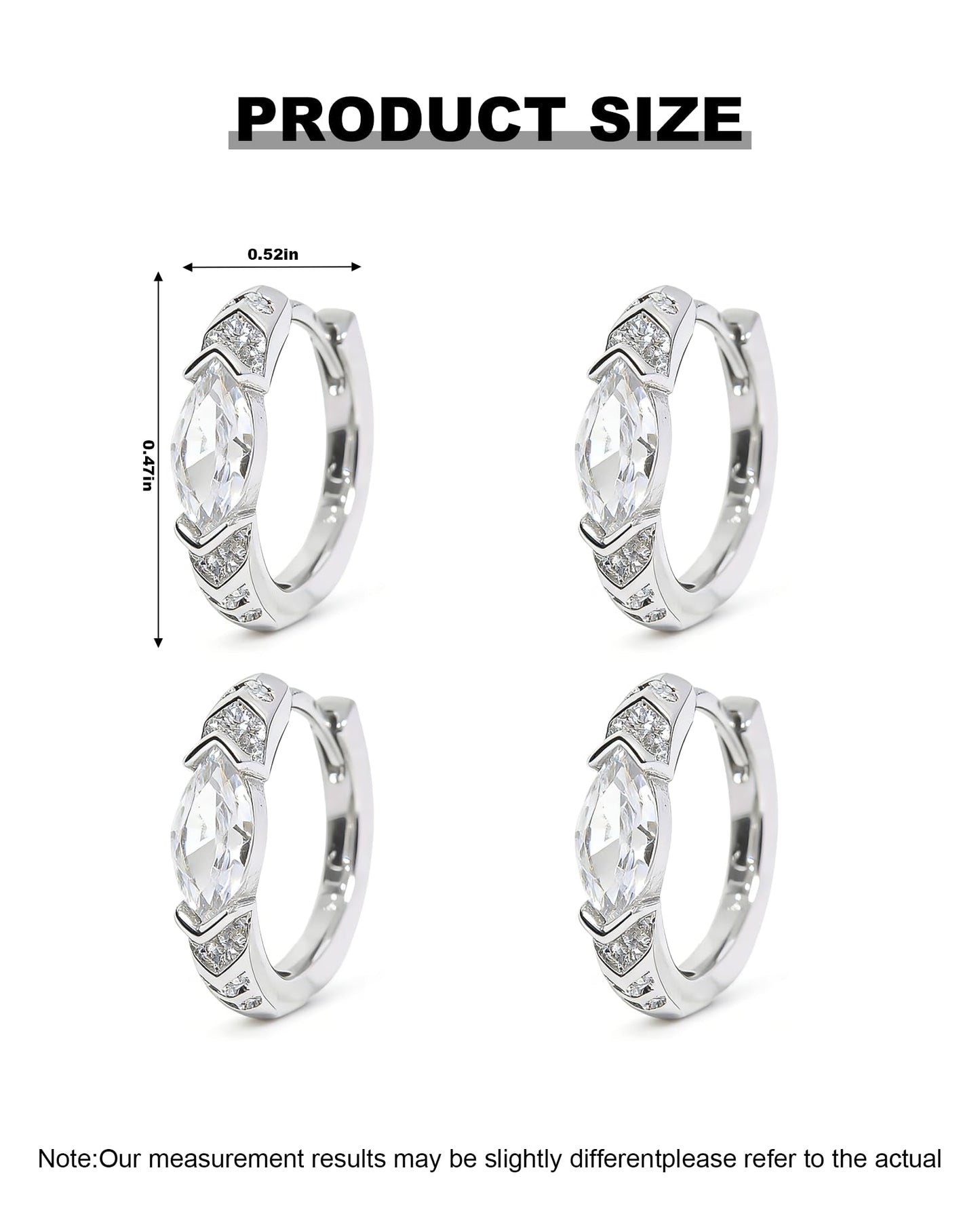 2 Pairs Lymphatic Earrings for Women Lymphvity Germanium Lymph Flow Drainage Earrings Acupuncture Therapy Hoop Crystal Dangle Ear-rings Rhinestone Jewelry Gifts