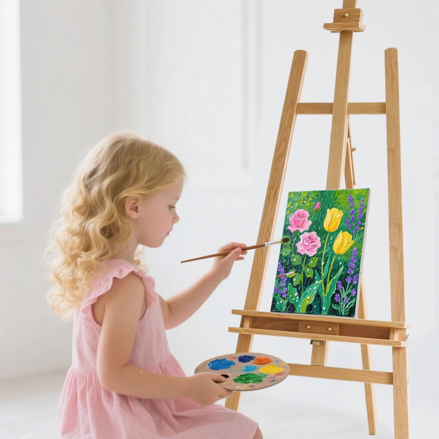 CONEHOY 12 Pcs Wood Panels 8 x 10 inch Unfinished Wooden Canvas Board for Painting Arts Pouring Oils Acrylics