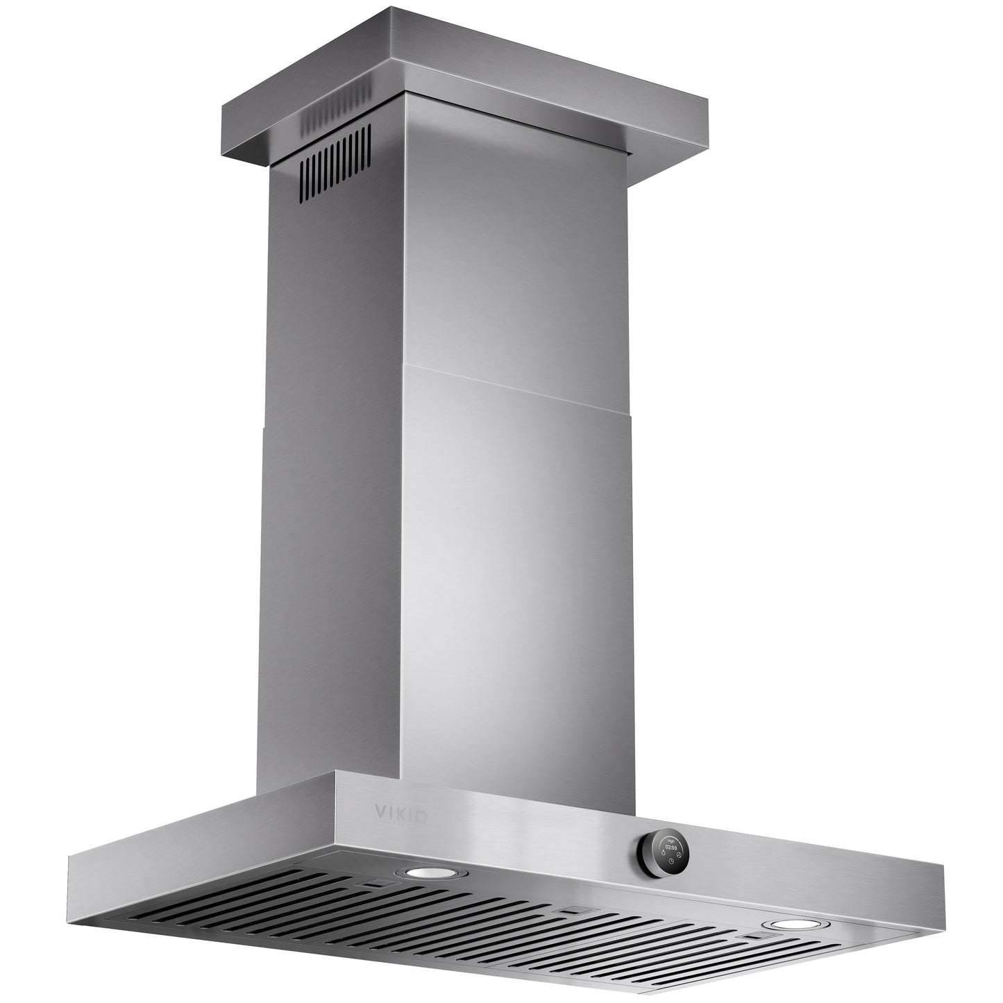 VIKIO HOME 32" Wall Mount Range Hoodï¼Ducted/Ductless Convertible, 3-in-1 Control, Low Noise Stainless Steel Kitchen Vent Hood with 2 Warm White LED Lights