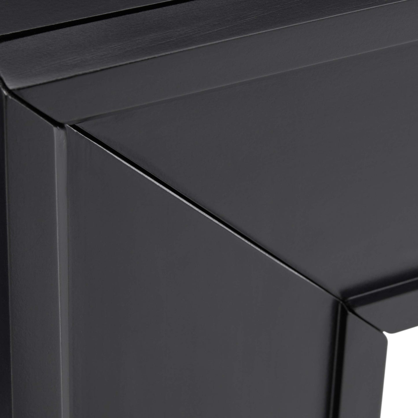 SEI Furniture - Holly & Martin Frescan Color Changing Electric Fireplace - Transitional Design, Black Glass and Wood - Ideal for Living Room, Bedroom (FC1063059)
