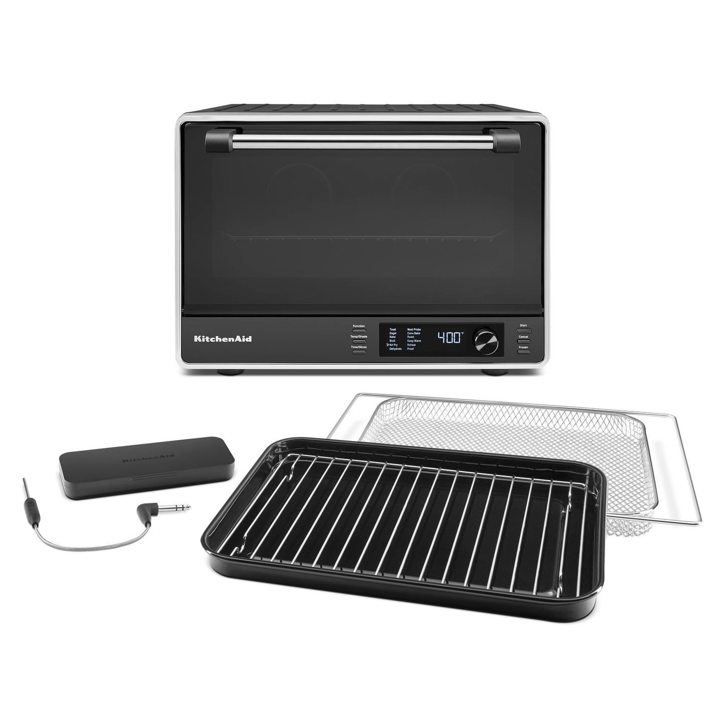 KitchenAid Dual Convection Countertop Oven with Air Fry and Temperature Probe - KCO224BM
