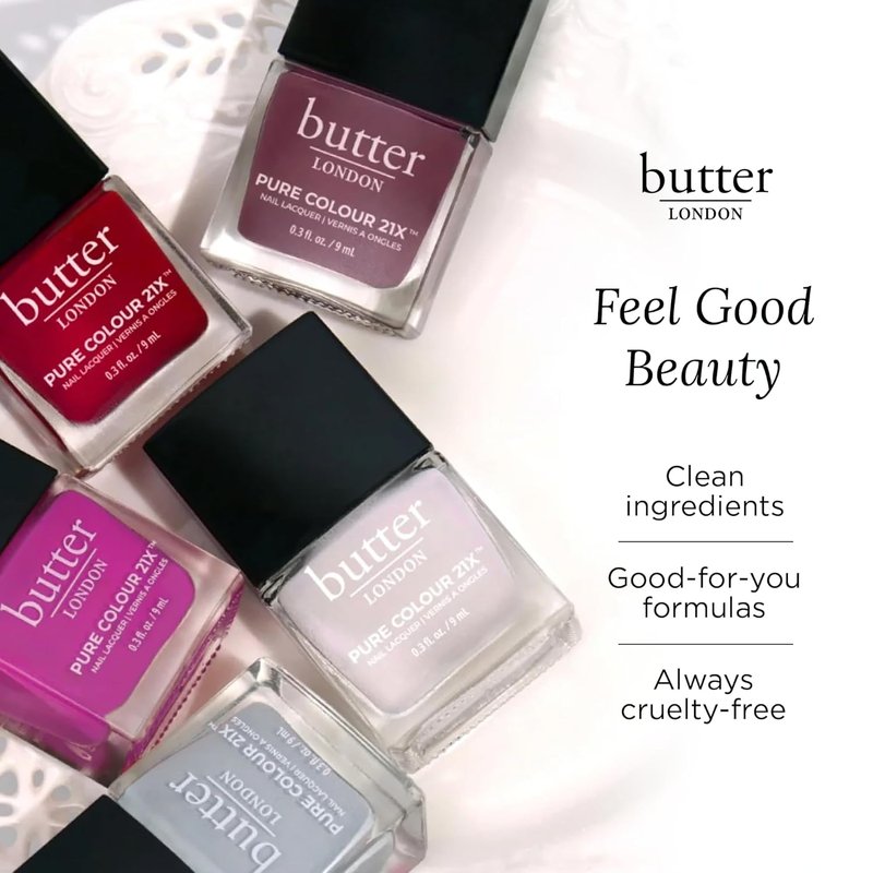 butter LONDON Nail Lacquer Polish - Fast-Drying, Long-Lasting Gel Finish | Vegan & Cruelty-Free, Chip-Resistant