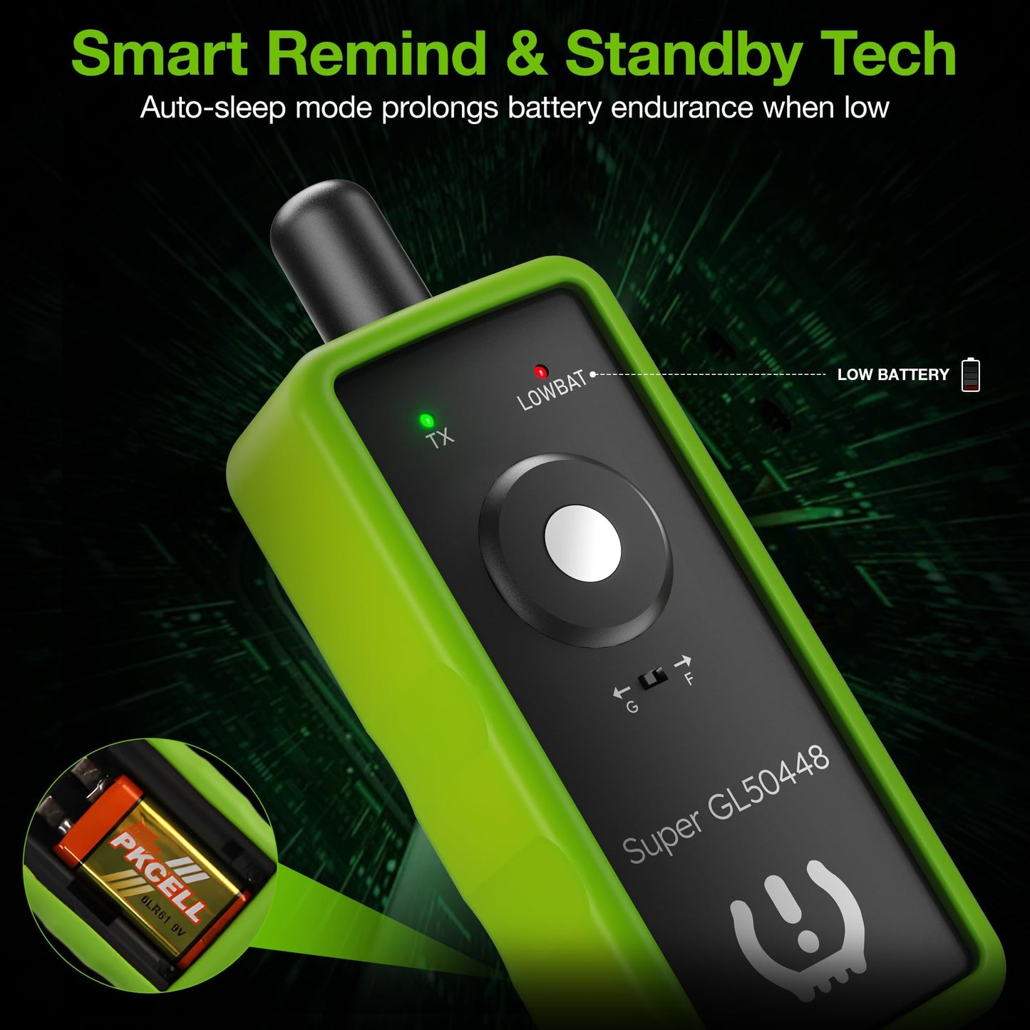 VXDAS 2IN1 TPMS Relearn Tool Super GL50448 for GM and Ford with Model Switch Button,Tire Pressure Sensor Monitor Reset Activation for Buick/Cadillac/Chevrolet/GMC/Lincoln 2025 Edition(Green)