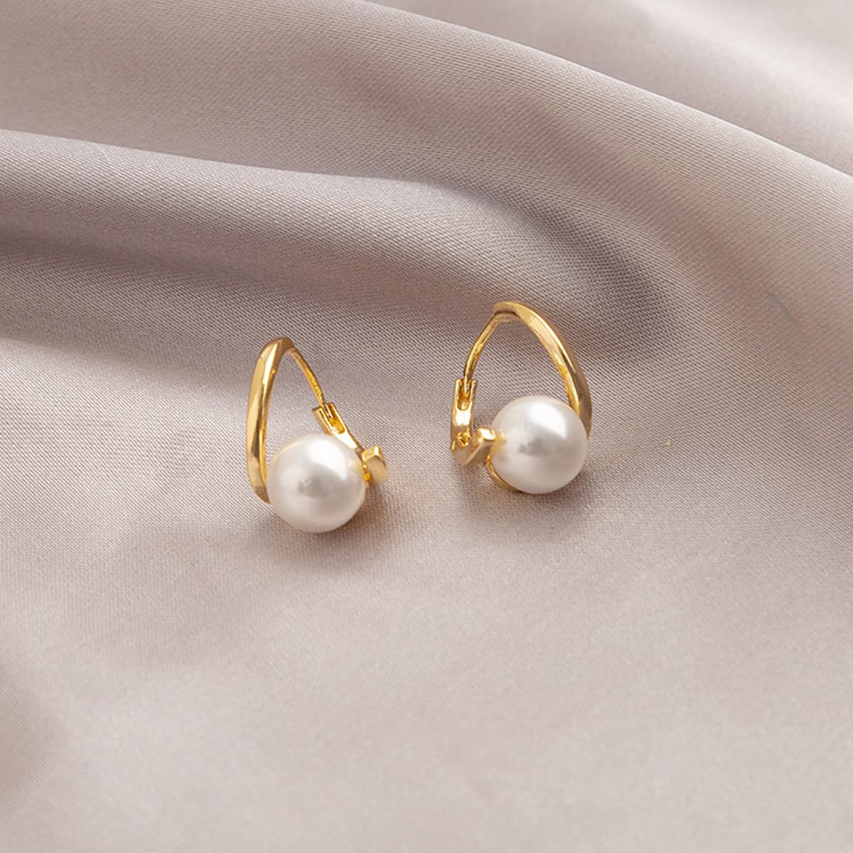 Halolux Lymphvity Germanium Earring for Women Lymphatic Drainage Earring CZ Zircon Acupressure Earrings Atheniz Lymphatic Earrings Dainty Jewelry Gifts (White)