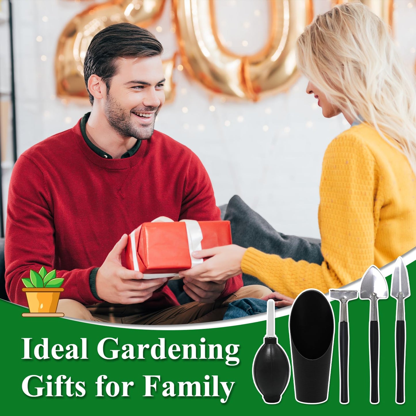 30PCS Mini Succulent Gardening Tools Set with 19.7" Waterproof Repotting Mat, Complete Indoor Plant Care Kit for Transplanting, Potting, Bonsai, Cactus, Houseplant & Fairy Garden