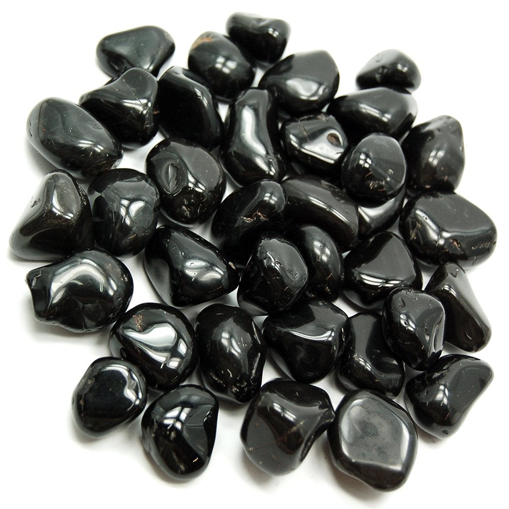 Pachamama Essentials Black Onyx Tumbled - Healing Stone - 20-25mm (1)