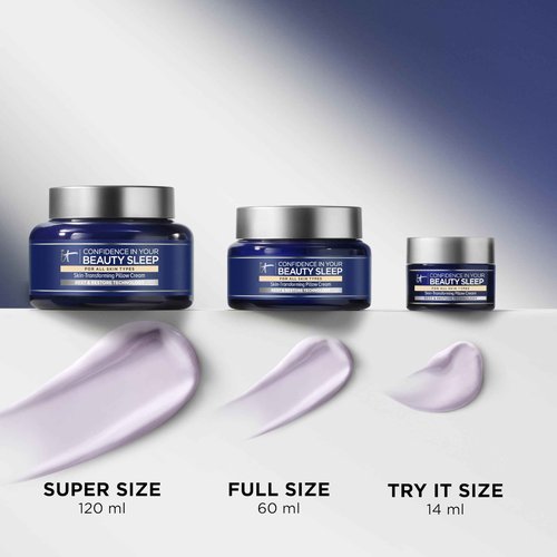 IT Cosmetics Confidence in Your Beauty Sleep Night Cream - Visibly Improves Fine Lines, Wrinkles, Dryness, Dullness & Loss of Firmness - With Hyaluronic Acid