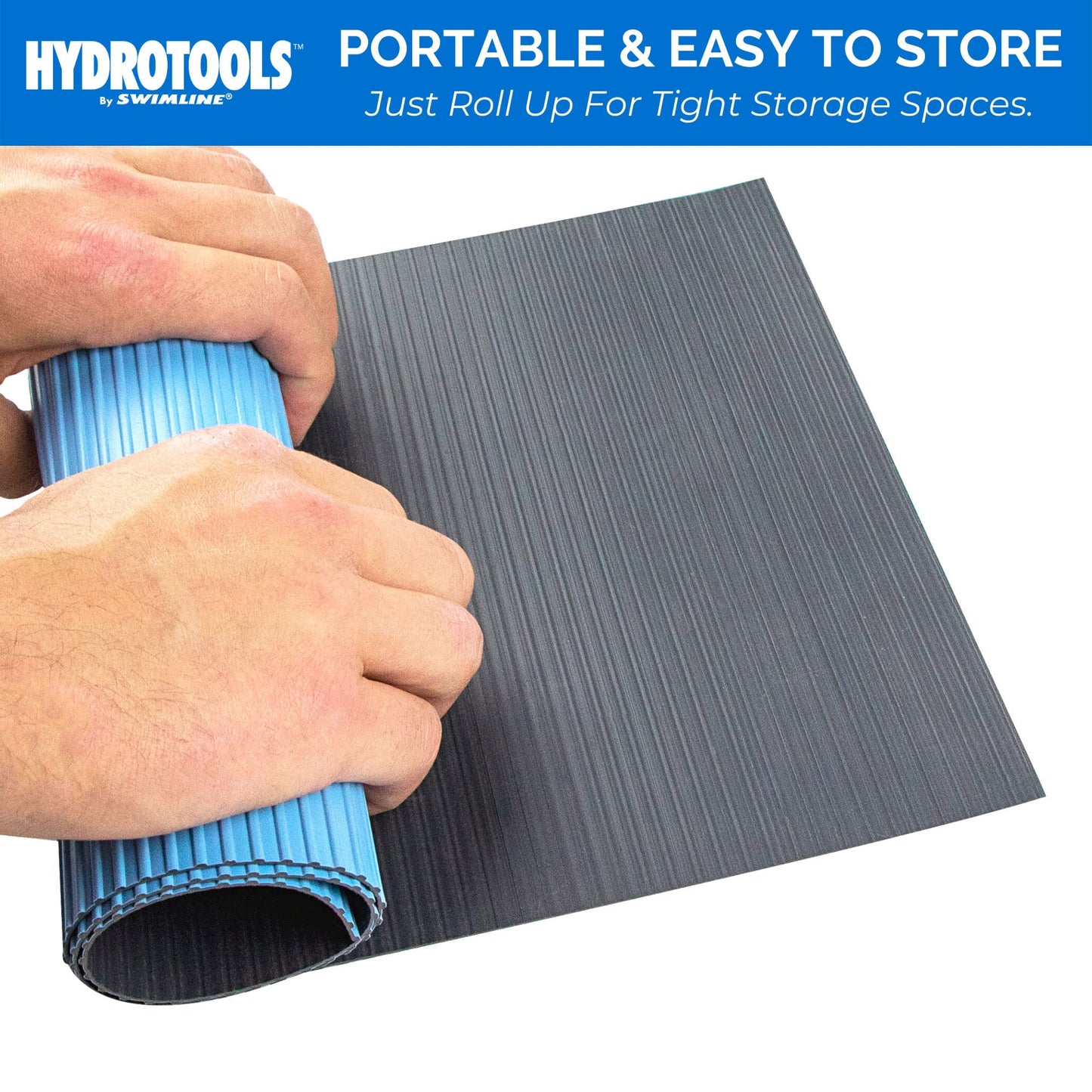 SWIMLINE HYDROTOOLS Protective Pool Ladder Mat for Above Ground Pools – Safety & Stability for Stairs, Steps & Ladders – Premium Durable Material, 36" x 36"