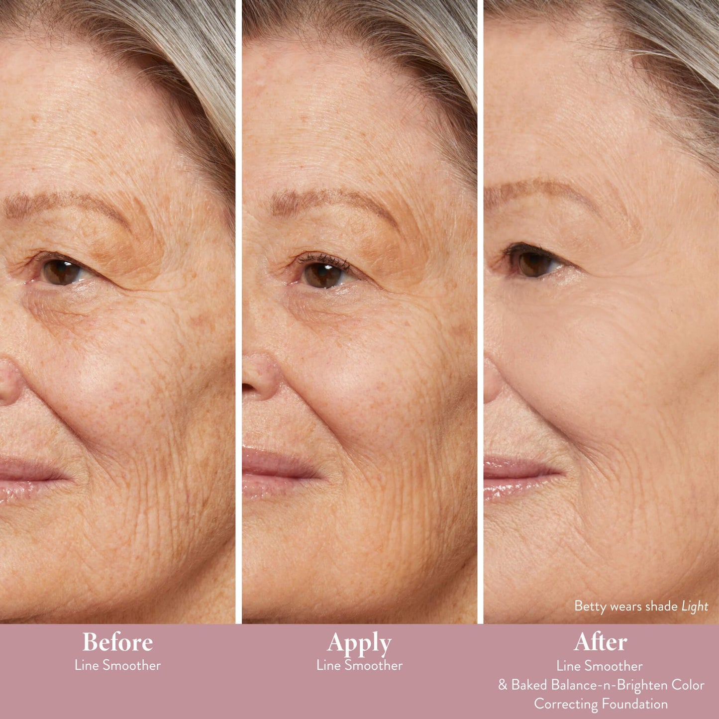 LAURA GELLER Line Smoother Targeted Fine Line Blurring Primer | Wrinkles & Pores, Subtly Tinted, with Vitamin C & Niacinamide for Mature Skin