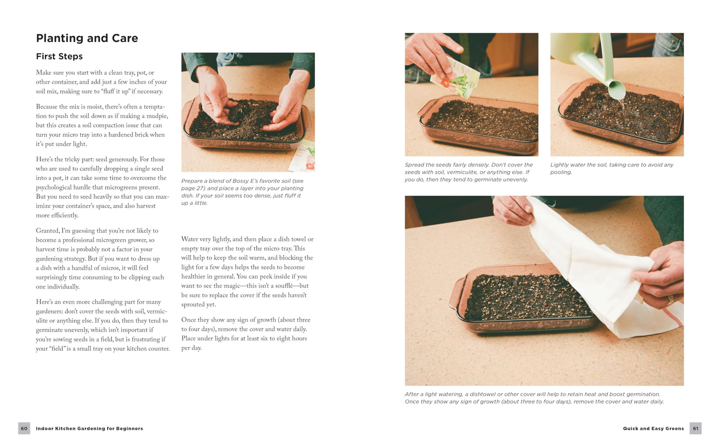 Indoor Kitchen Gardening for Beginners: Turn Your Home Into a Year-round Vegetable Garden - Microgreens - Sprouts - Herbs - Potatoes - Tomatoes - Peppers & More