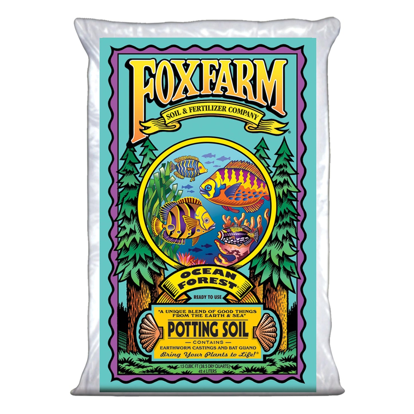 FoxFarm Ocean Forest Potting Soil â All-Purpose Container Mix, 1.5 Cubic Feet