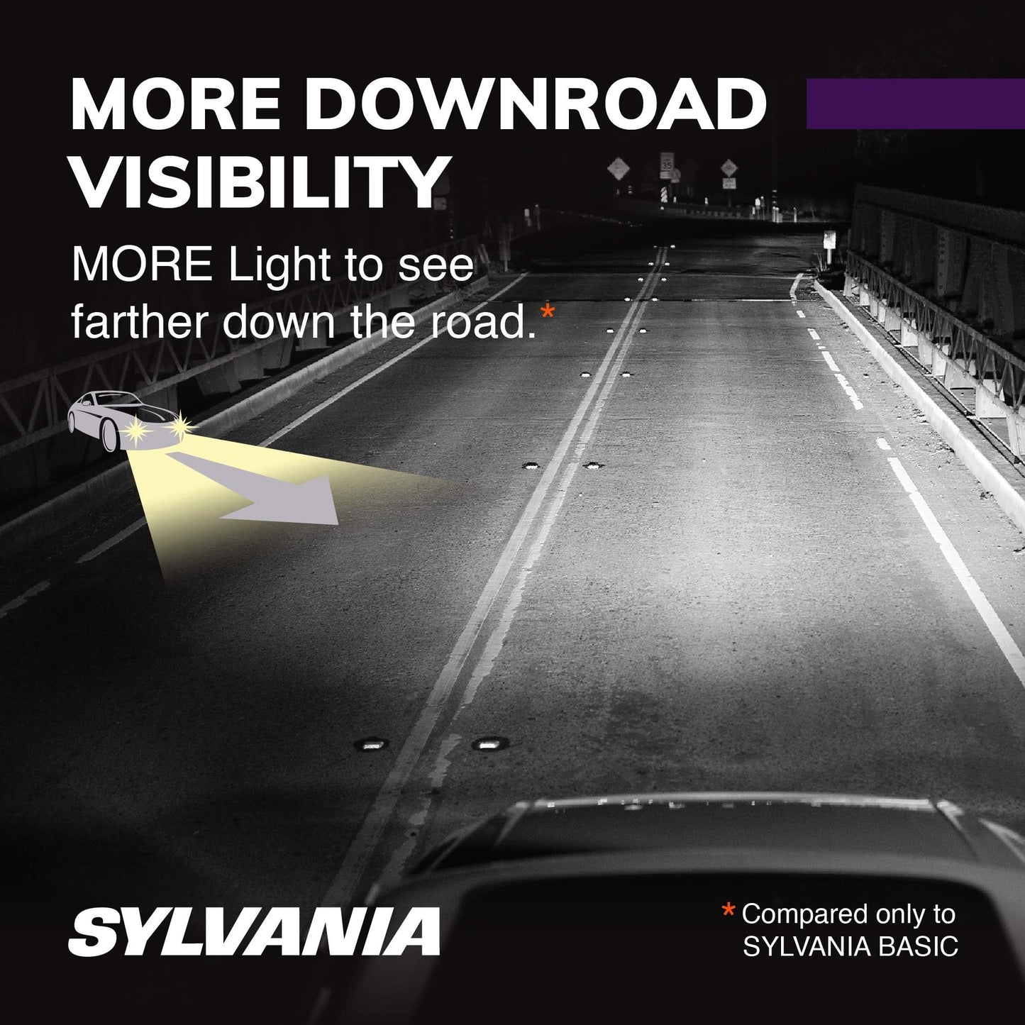 SYLVANIA - 9005 XtraVision - High Performance Halogen Headlight Bulb, High Beam, Low Beam and Fog Replacement Bulb (Contains 2 Bulbs)