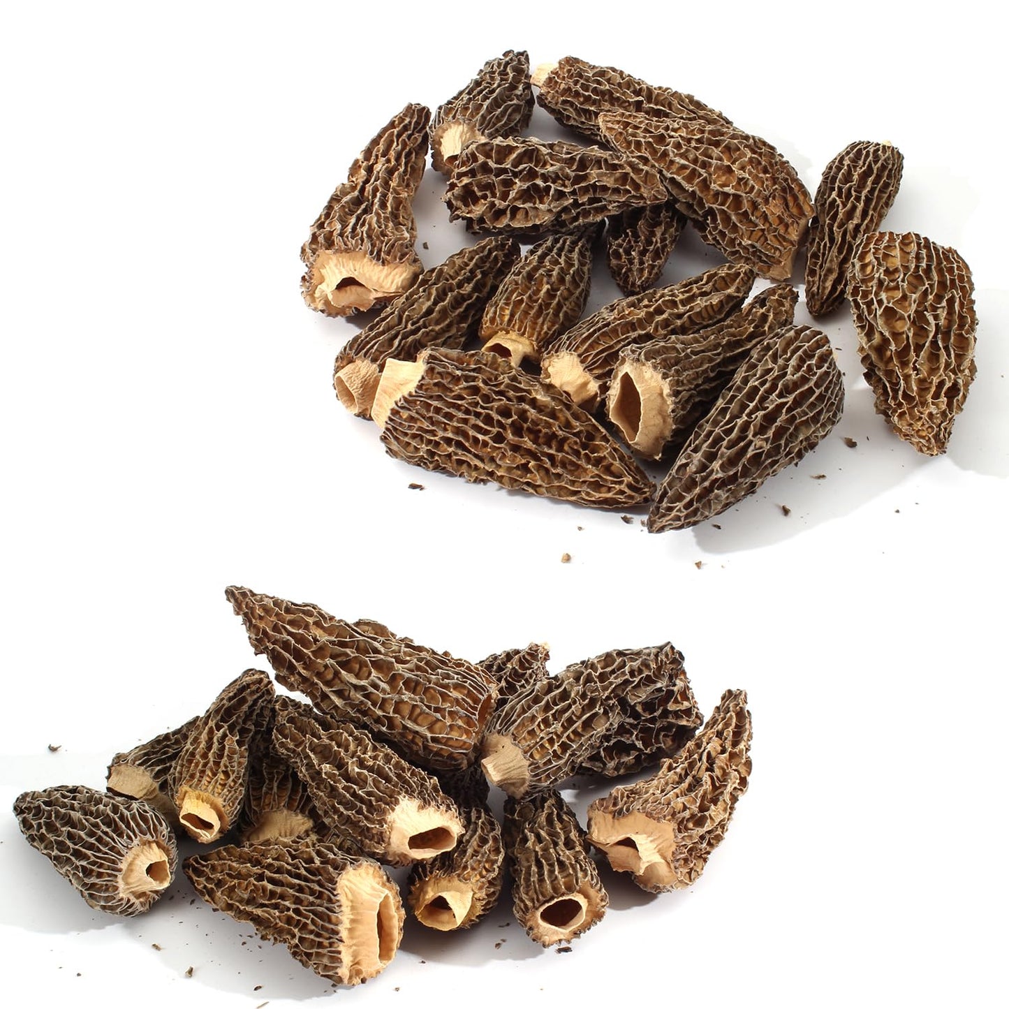 Greenfocus Dried Morel Mushrooms for Cooking, Fresh- Intense Flavor, Nutrient-dense, Intact Shapes, Umami Rich, All-Natural , Thick & Meaty ,Short Stems with Rich Aroma Premium Dry Morels 3oz