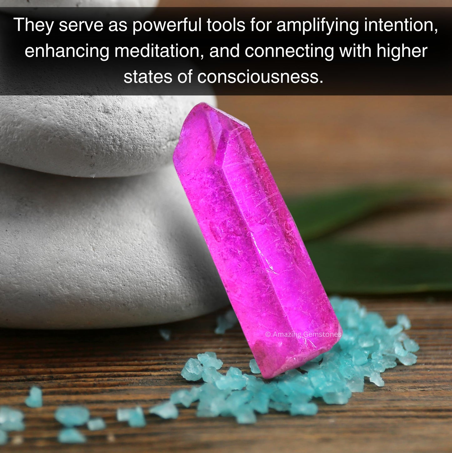 Amazing Gemstone Rose Aura Quartz Raw Pencil Points Crystals and Healing Stones, Natural Rocks for Meditation and DIY Raw Point Stones and Crystals (1 lb)