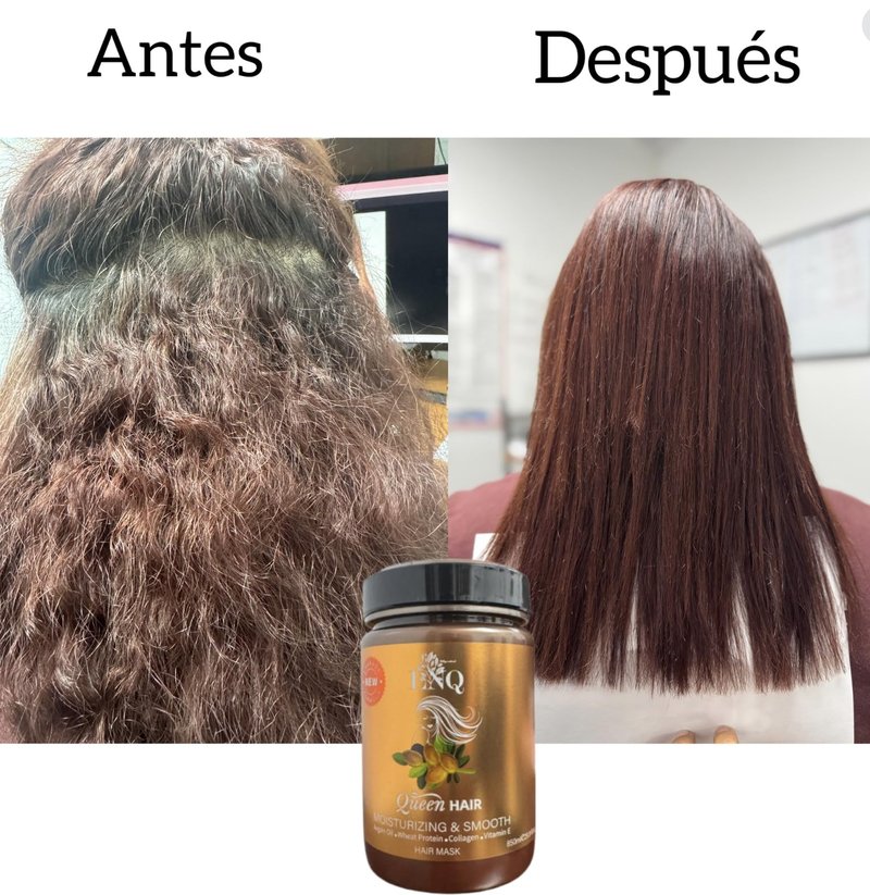 Keratina Capilar La Reina Del Cabello La Niquereña 850ML – Hidratante y Reparadora | Brillo, Suavidad, Antifrizz y Protección Térmica | Para Todo Tipo de Cabello