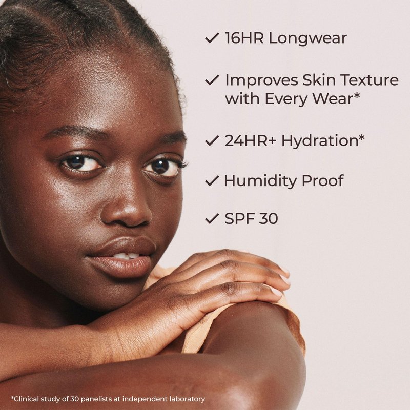 Laura Mercier Tinted Moisturizer Natural Dewy with SPF 30: 24HR+ Hydration, Long Lasting, Sheer to Light, Buildable Coverage, Dewy Finish, Improve Skin Tone and Texture, Skin Tint, Fawn