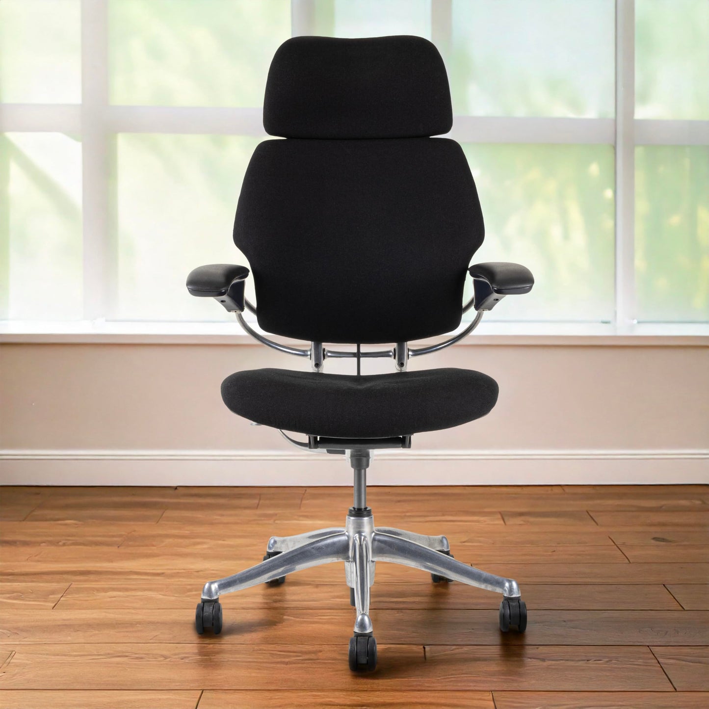 CHAIRORAMA Certified Refurbished Freedom Chair with Headrest (๐๐๐๐ช๐ง๐๐๐จ๐๐๐) | Ergonomic Weight-Sensitive Recline, Dynamic Head & Lumbar Support | Premium Comfort, Sustainable Build