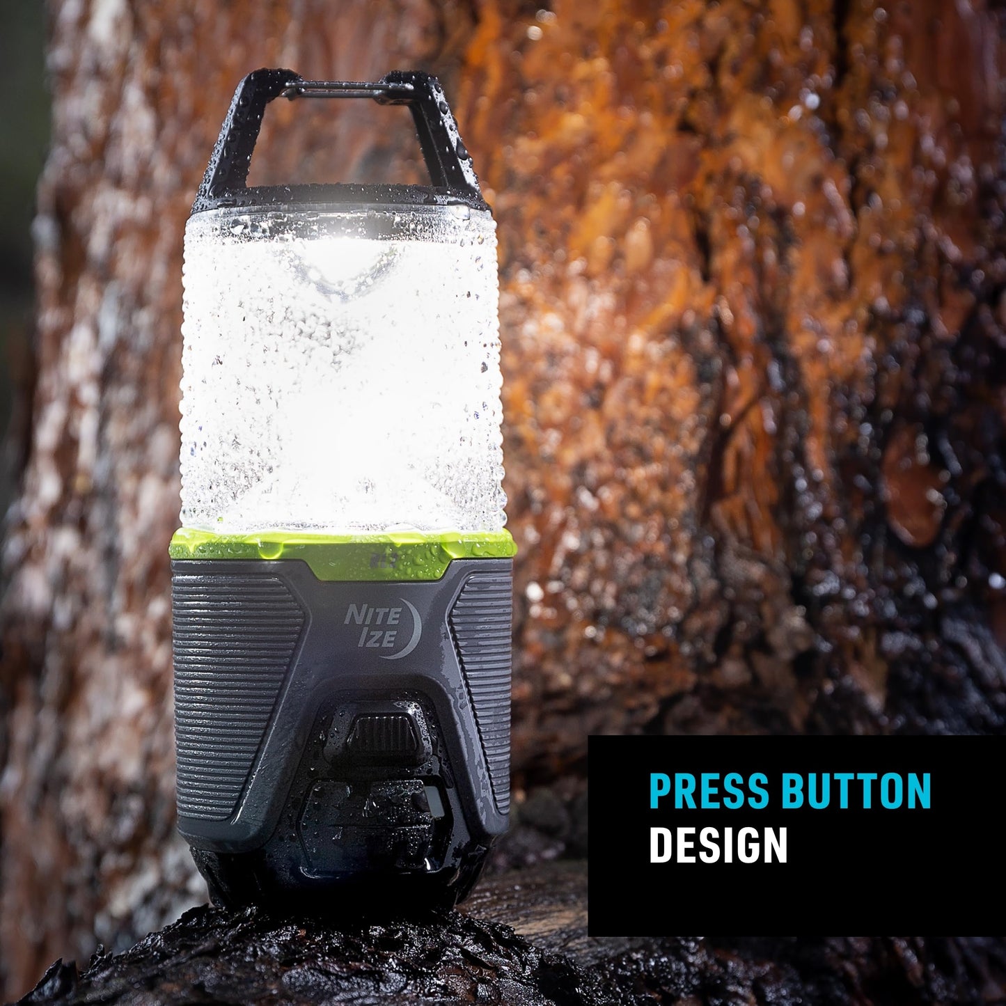 Nite Ize Radiant RL2 Rechargeable Lantern - Outdoor LED Lantern - Camping Gear & Emergency Kits - Rechargeable with Power Bank - Impact & Water Resistant