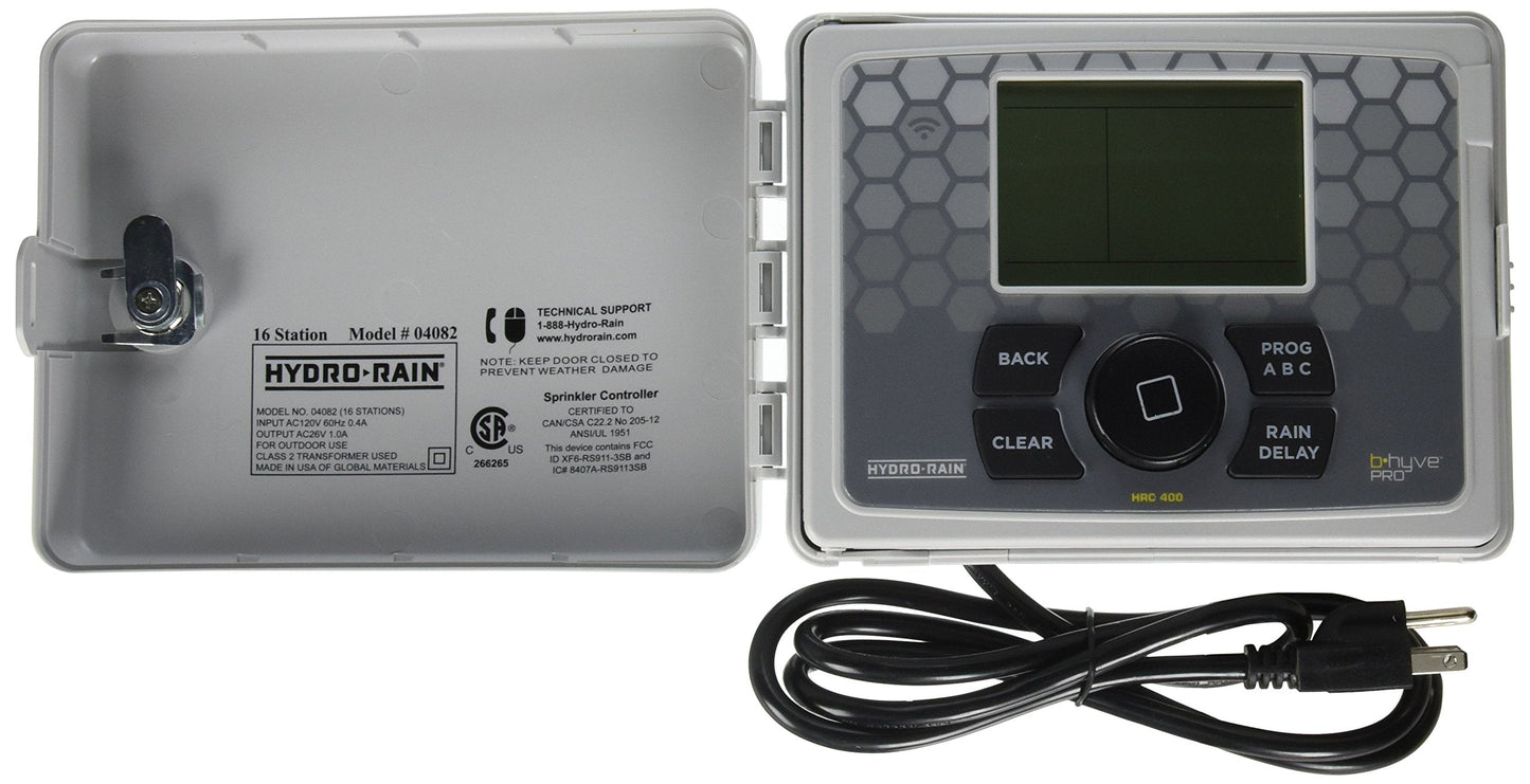 Hydro-Rain HRC 400 Indoor/Outdoor 16-Station Wi-Fi Smart Irrigation Controller