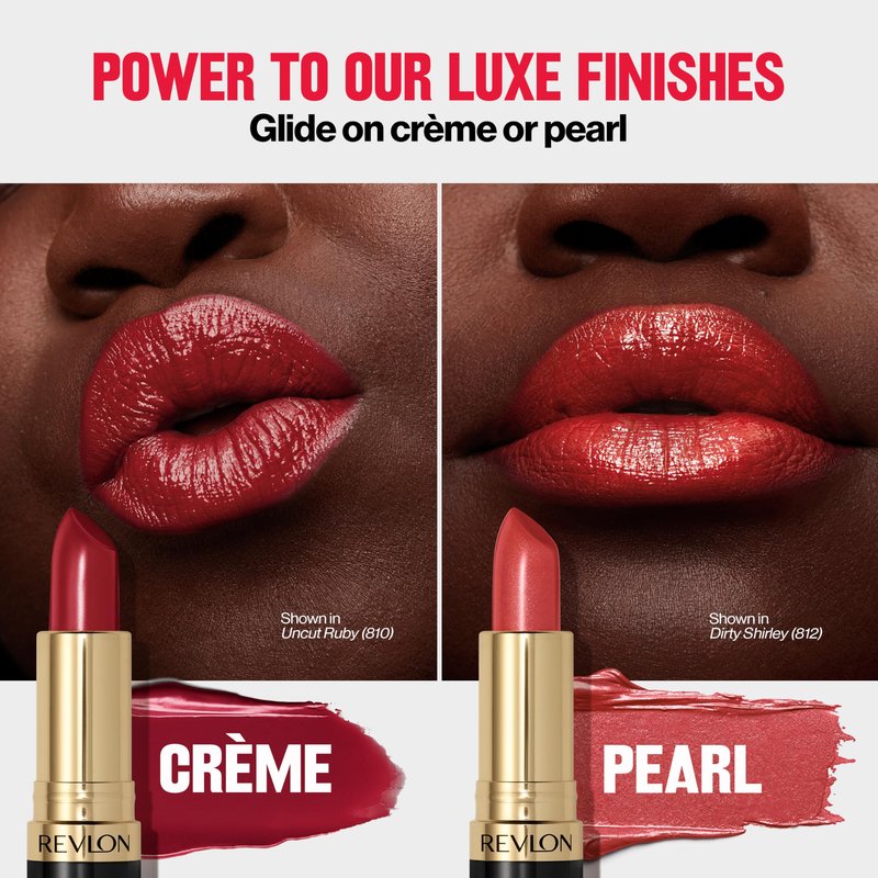 Revlon Super Lustrous Lipstick, Creamy Formula For Soft, Fuller-Looking Lips, Moisturized Feel, 755 Bare It All, 0.15 oz