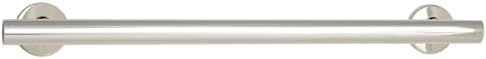 Seachrome 18-inch Coronado Designer Straight Bathroom Shower Grab Bar, Stainless Steel, Polished Chrome