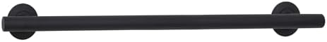 Seachrome 36-inch Coronado Designer Straight Bathroom Shower Grab Bar, Stainless Steel, Matte Black