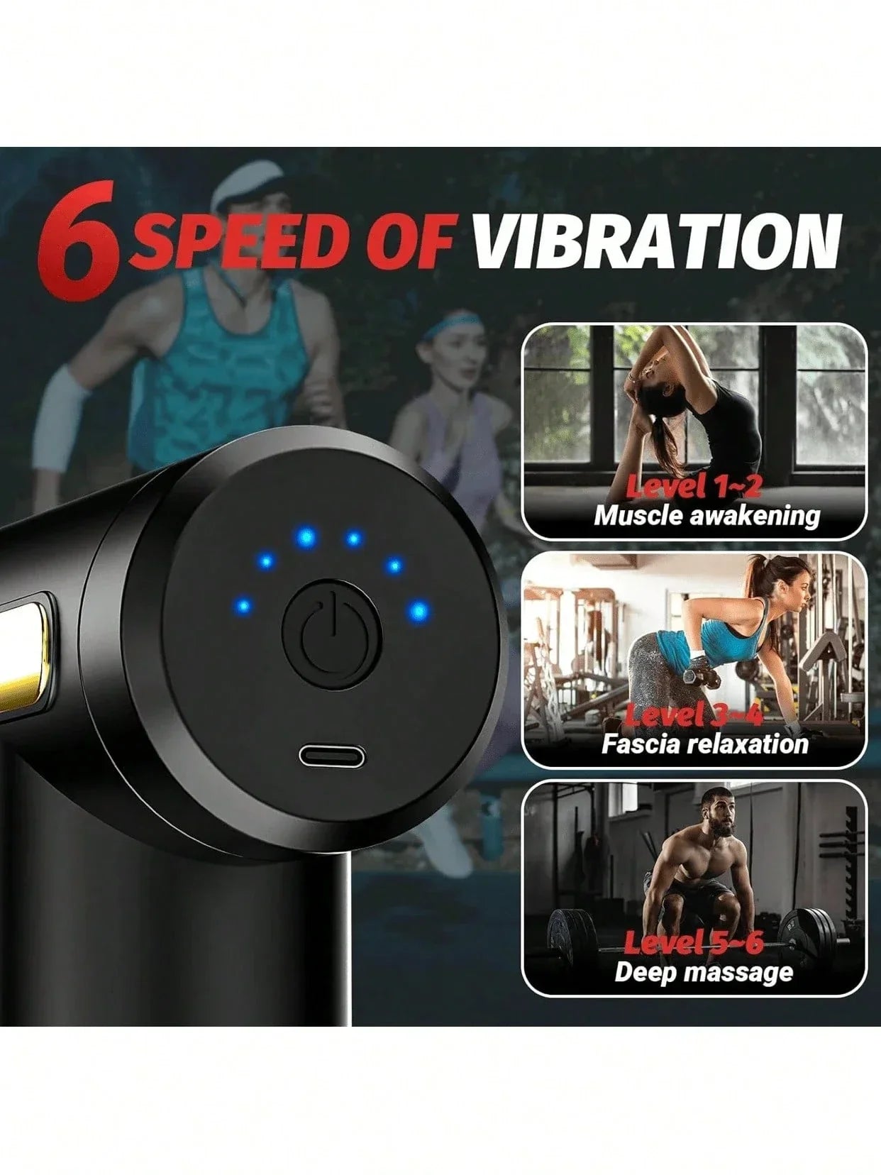 Portable Deep Tissue Massage Gun