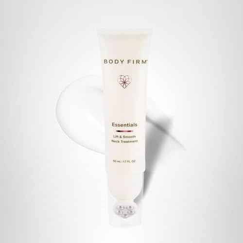 BODY FIRM Crepe Erase Lift & Smooth Neck Serum, Firming Neck Cream & Anti Aging Serum With TruFirm Technology, Peptides, Caffeine & Vitamin B3, Skin Care For Women, Roller Ball Applicator, 1.7 FL Oz