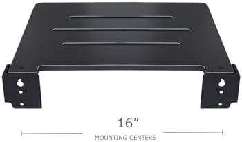 Seachrome 18 inch Silhouette Slimline Folding Wall Mount Shower Bench Seat, Matte Black Seat with Matte Black Frame