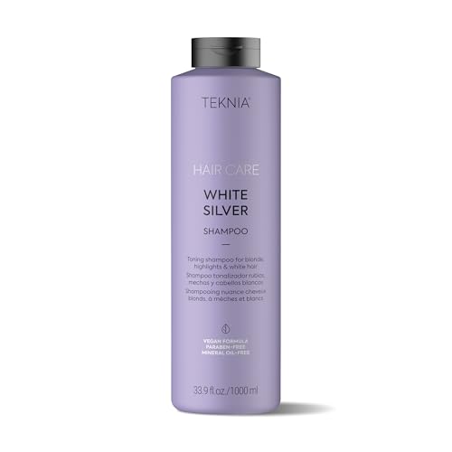 LAKM? Teknia White Silver Shampoo, Toning Shampoo for Blondes and Bleached Hair
