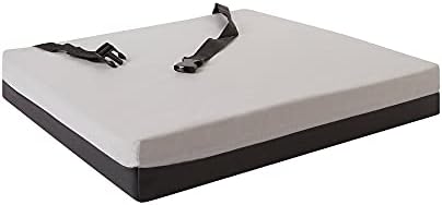 McKesson Seat Cushion for Wheelchairs and Office Chair, Foam / Gel, 20 in x 18 in x 3 in, 4 Count
